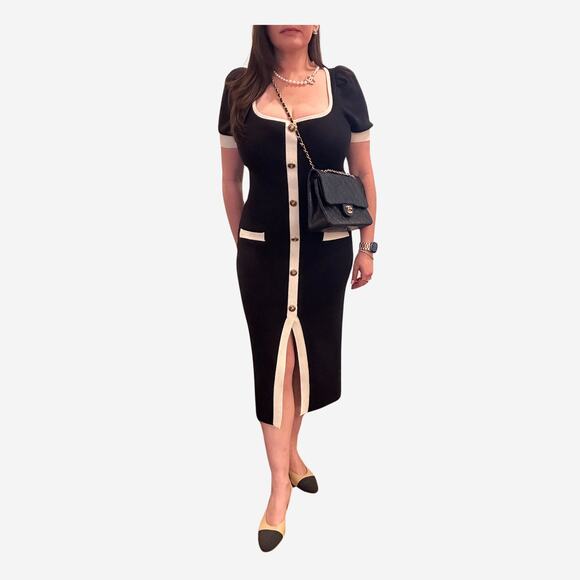 Vintage Authentic Chanel Lambskin medium Classic Double flap with 24k gold - Picture 16 of 16